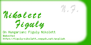 nikolett figuly business card